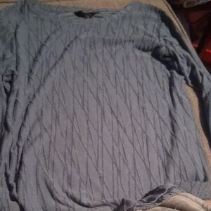 Simply Vera Vera Wang Denim Blue Knit Top